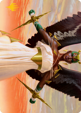 Glorious Enforcer Art Card (Gold-Stamped Signature) [Modern Horizons 2 Art Series] | Game Haven TX