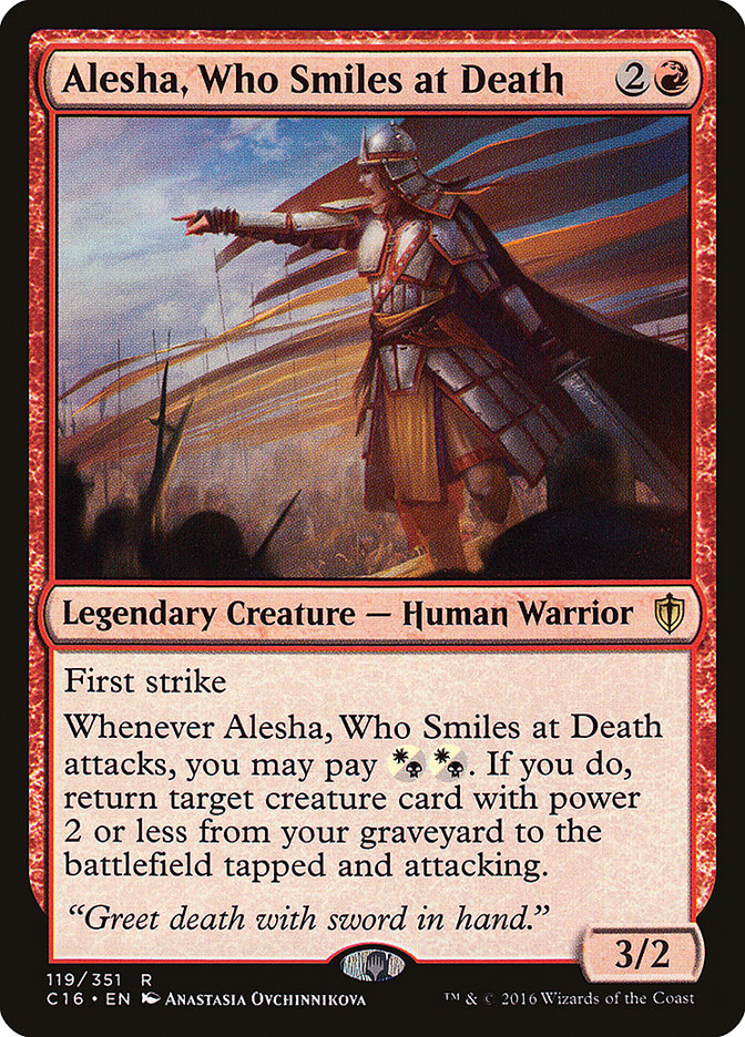 Alesha, Who Smiles at Death [Commander 2016] | Game Haven TX