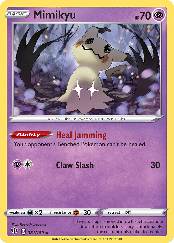 Mimikyu (081/189) [Sword & Shield: Darkness Ablaze] | Game Haven TX