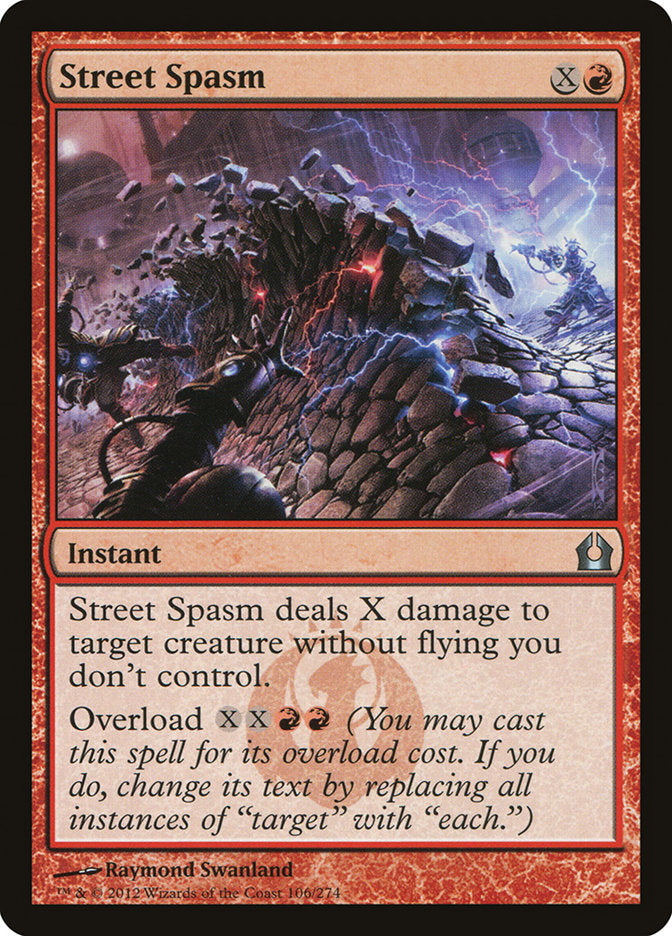 Street Spasm [Return to Ravnica] | Game Haven TX