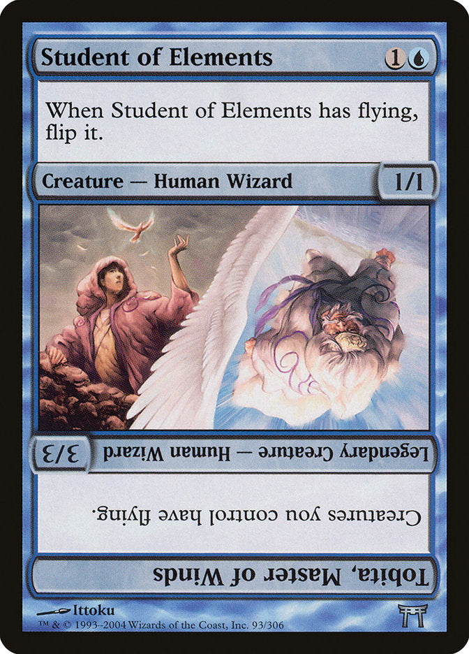 Student of Elements // Tobita, Master of Winds [Champions of Kamigawa] | Game Haven TX