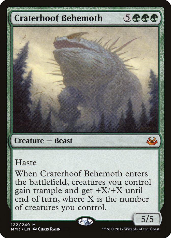 Craterhoof Behemoth [Modern Masters 2017] | Game Haven TX