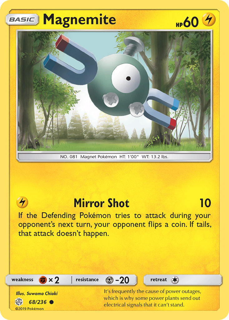 Magnemite (68/236) [Sun & Moon: Cosmic Eclipse] | Game Haven TX