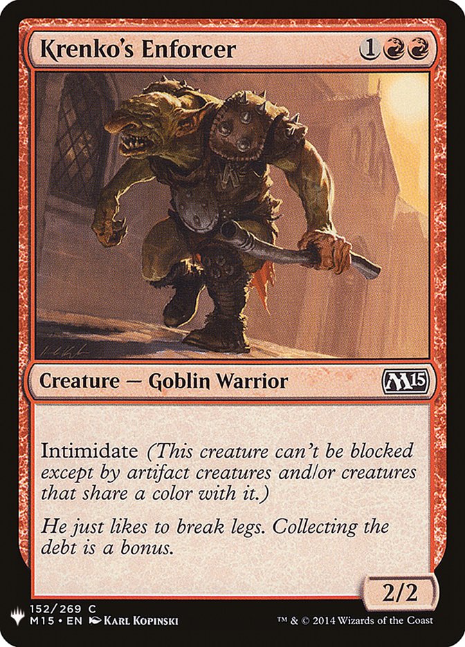 Krenko's Enforcer [Mystery Booster] | Game Haven TX