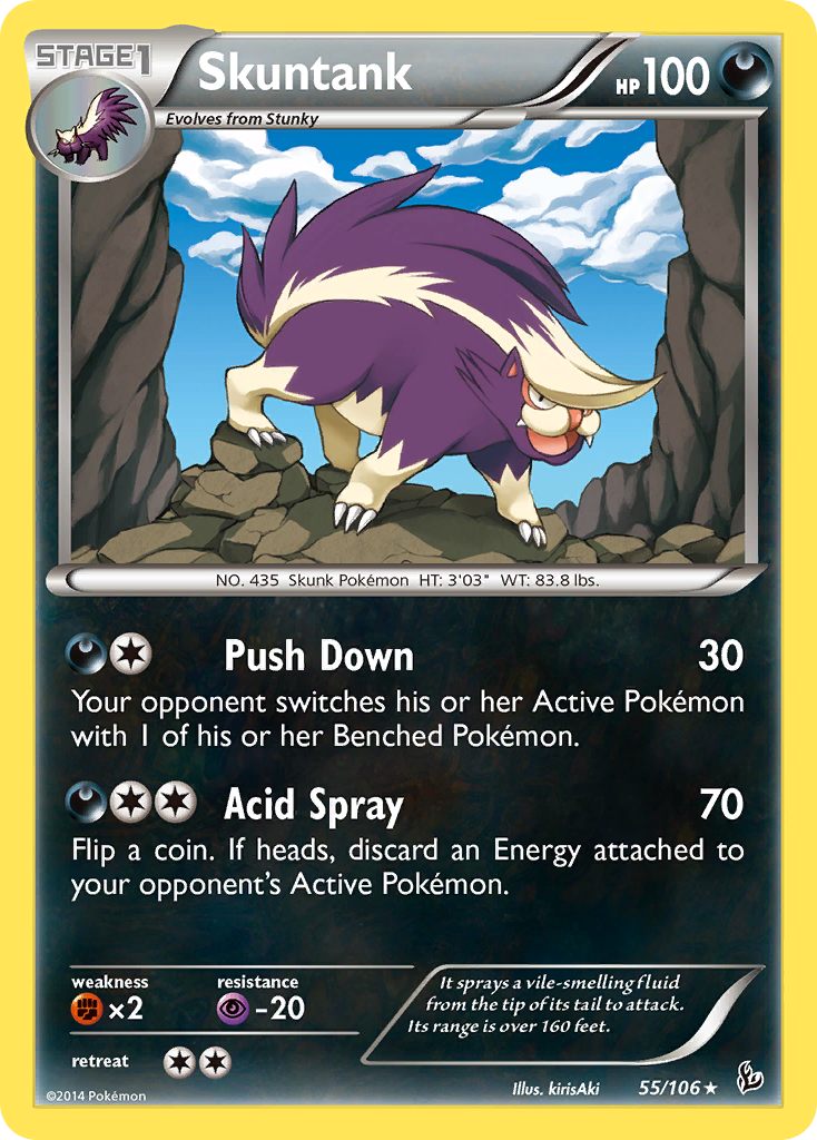 Skuntank (55/106) [XY: Flashfire] | Game Haven TX
