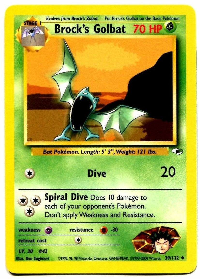 Brock's Golbat (39/132) [Gym Heroes Unlimited] | Game Haven TX