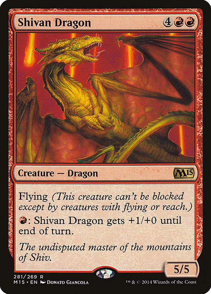 Shivan Dragon [Magic 2015] | Game Haven TX