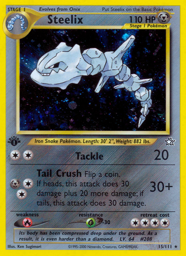 Steelix (15/111) [Neo Genesis 1st Edition] | Game Haven TX