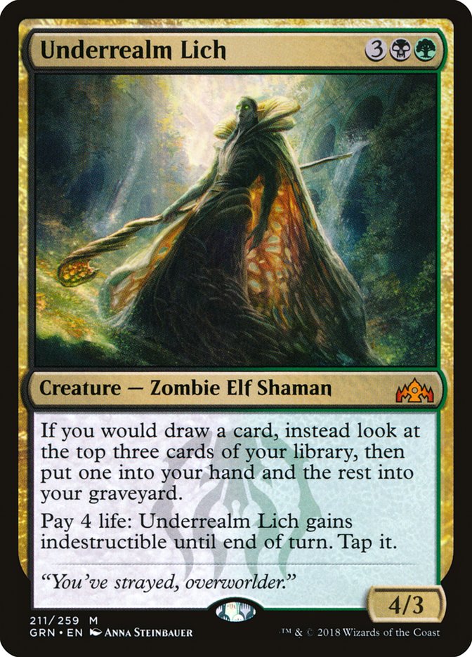 Underrealm Lich [Guilds of Ravnica] | Game Haven TX
