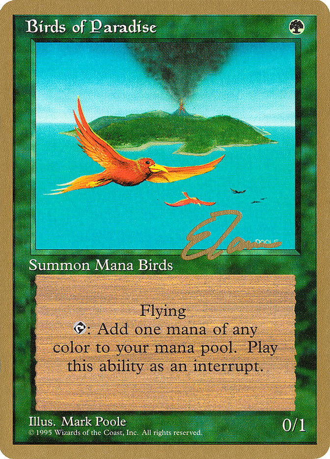 Birds of Paradise (Eric Tam) [Pro Tour Collector Set] | Game Haven TX