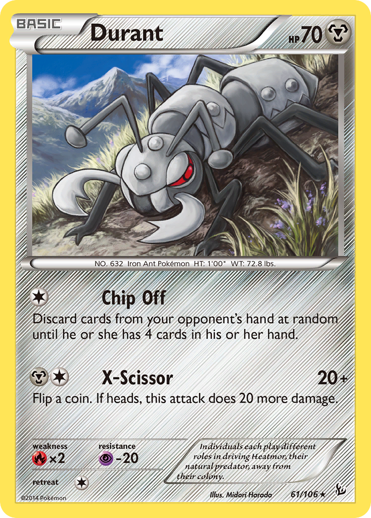 Durant (61/106) [XY: Flashfire] | Game Haven TX