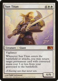 Sun Titan (M11) [Oversize Cards] | Game Haven TX
