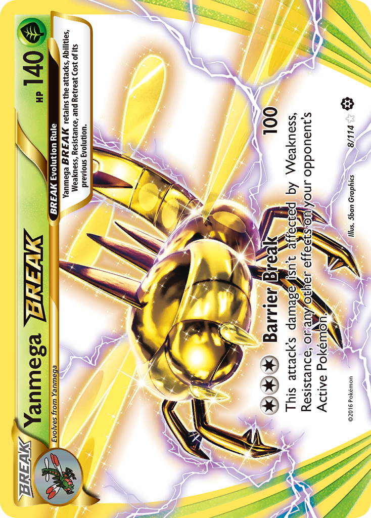 Yanmega BREAK (8/114) [XY: Steam Siege] | Game Haven TX