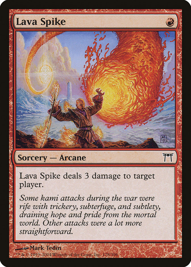 Lava Spike [Champions of Kamigawa] | Game Haven TX