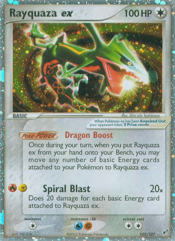 Rayquaza ex (102/107) [EX: Deoxys] | Game Haven TX