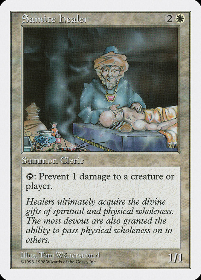 Samite Healer [Anthologies] | Game Haven TX