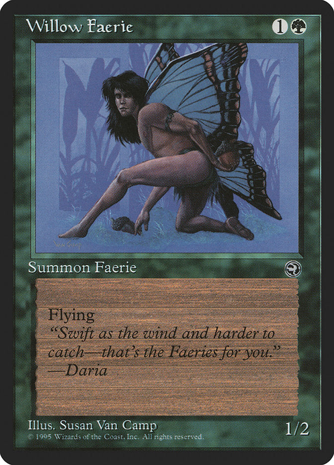 Willow Faerie (Daria Flavor Text) [Homelands] | Game Haven TX