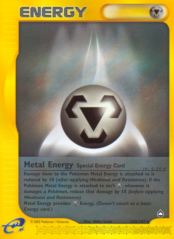 Metal Energy (143/147) [Aquapolis] | Game Haven TX