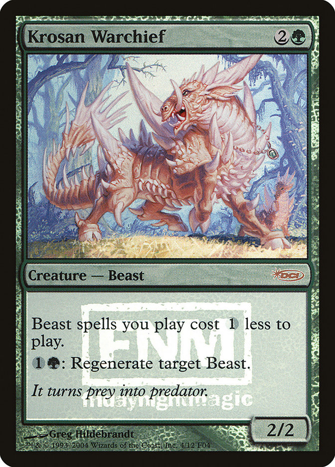 Krosan Warchief [Friday Night Magic 2004] | Game Haven TX