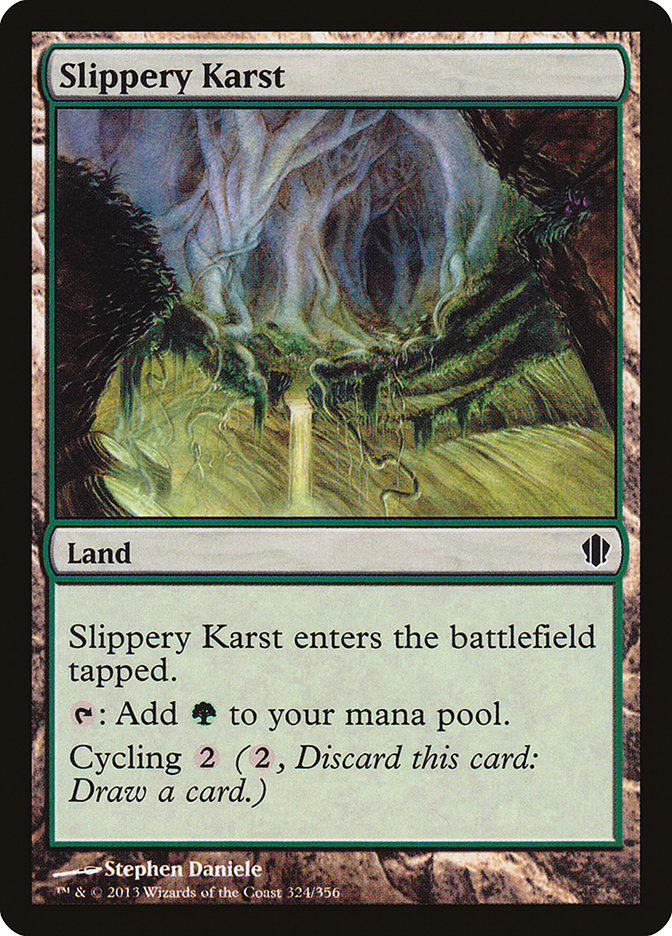 Slippery Karst [Commander 2013] | Game Haven TX
