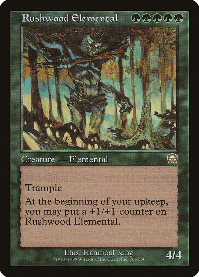 Rushwood Elemental [Mercadian Masques] | Game Haven TX