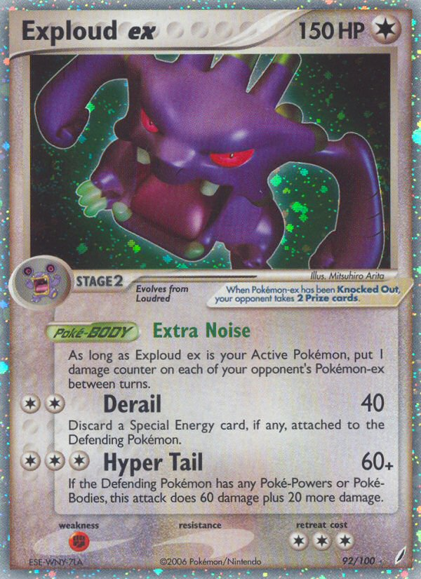 Exploud ex (92/100) [EX: Crystal Guardians] | Game Haven TX