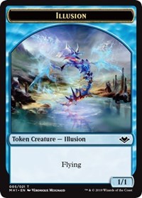 Illusion (005) // Rhino (013) Double-sided Token [Modern Horizons Tokens] | Game Haven TX