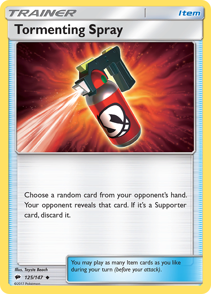 Tormenting Spray (125/147) [Sun & Moon: Burning Shadows] | Game Haven TX