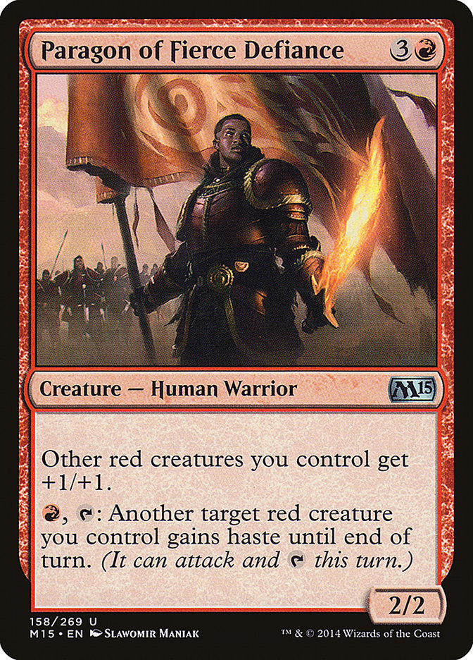 Paragon of Fierce Defiance [Magic 2015] | Game Haven TX