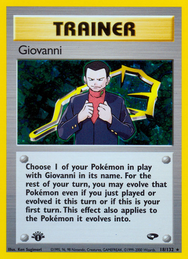 Giovanni (18/132) [Gym Challenge 1st Edition] | Game Haven TX