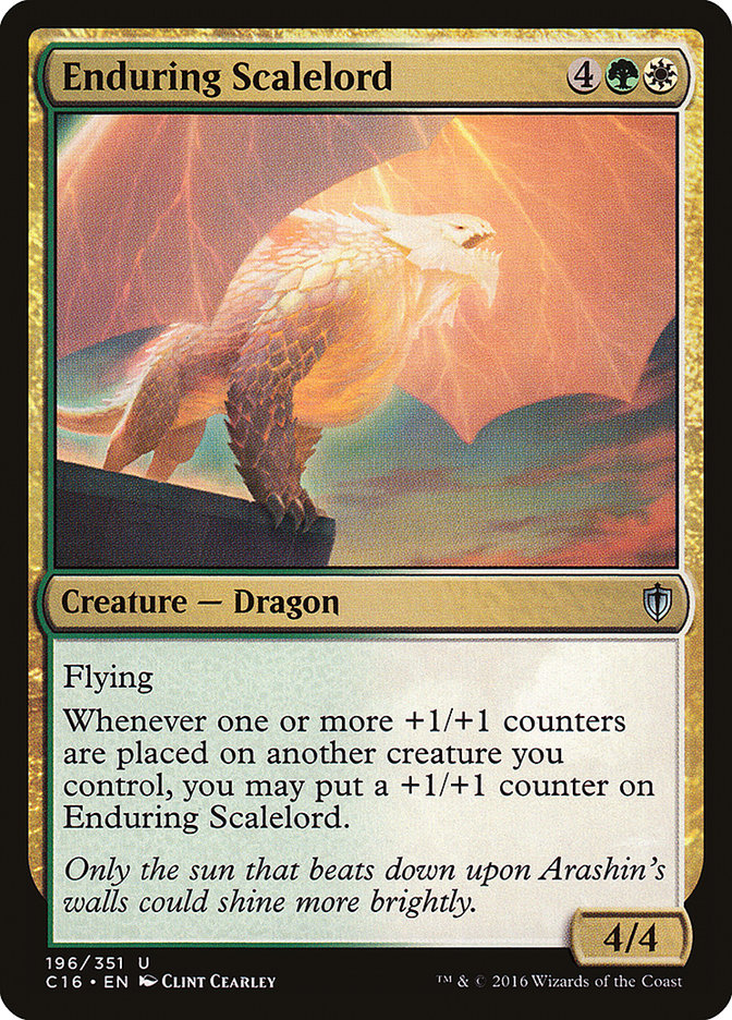 Enduring Scalelord [Commander 2016] | Game Haven TX