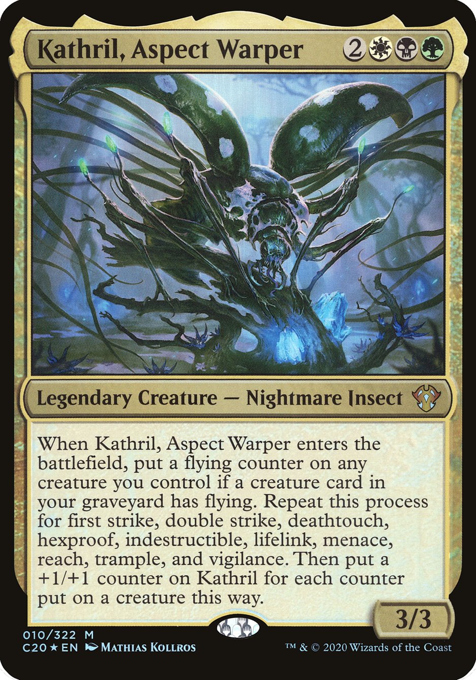 Kathril, Aspect Warper (Commander 2020) [Oversize Cards] | Game Haven TX