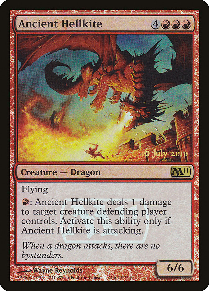 Ancient Hellkite [Magic 2011 Promos] | Game Haven TX