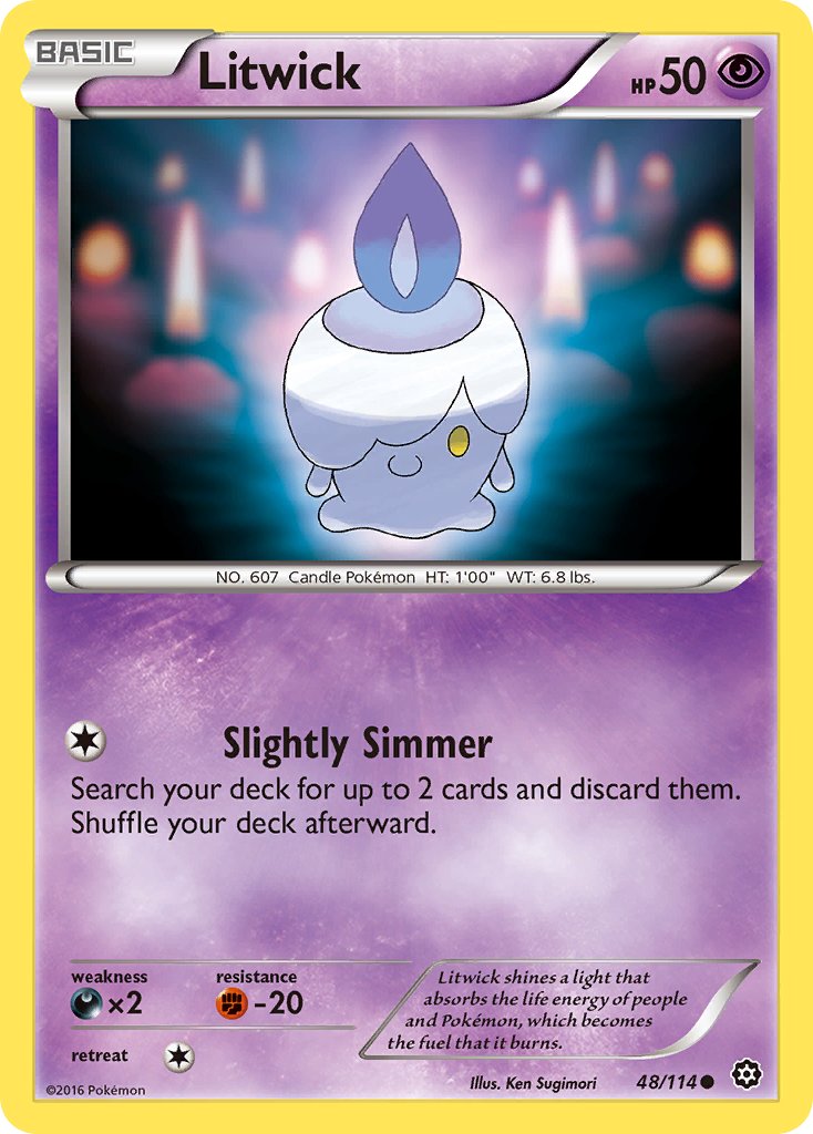 Litwick (48/114) [XY: Steam Siege] | Game Haven TX