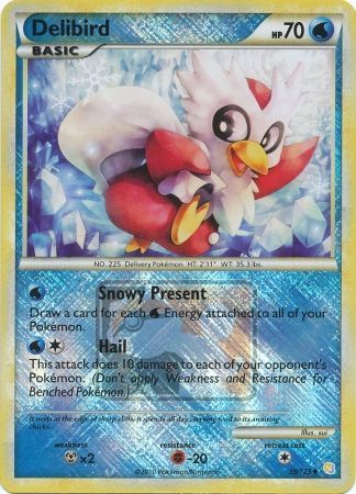 Delibird (39/123) (League Promo) [HeartGold & SoulSilver: Base Set] | Game Haven TX