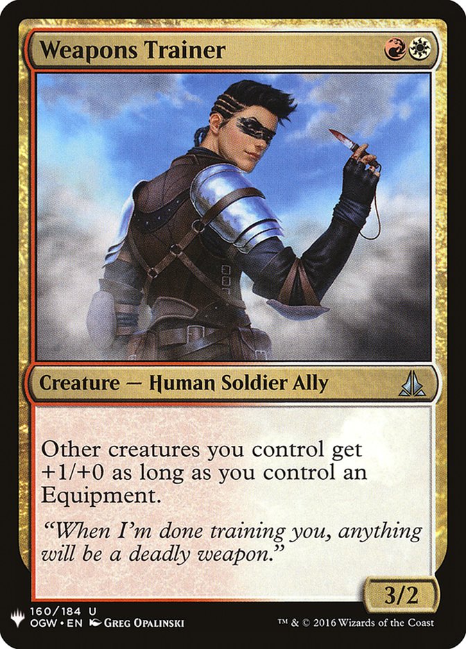 Weapons Trainer [Mystery Booster] | Game Haven TX