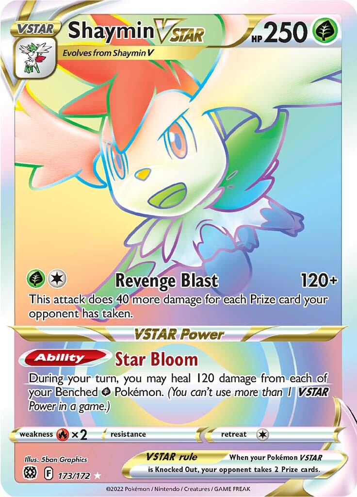 Shaymin VSTAR (173/172) [Sword & Shield: Brilliant Stars] | Game Haven TX