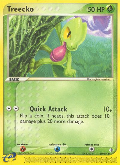 Treecko (80/97) [EX: Dragon] | Game Haven TX