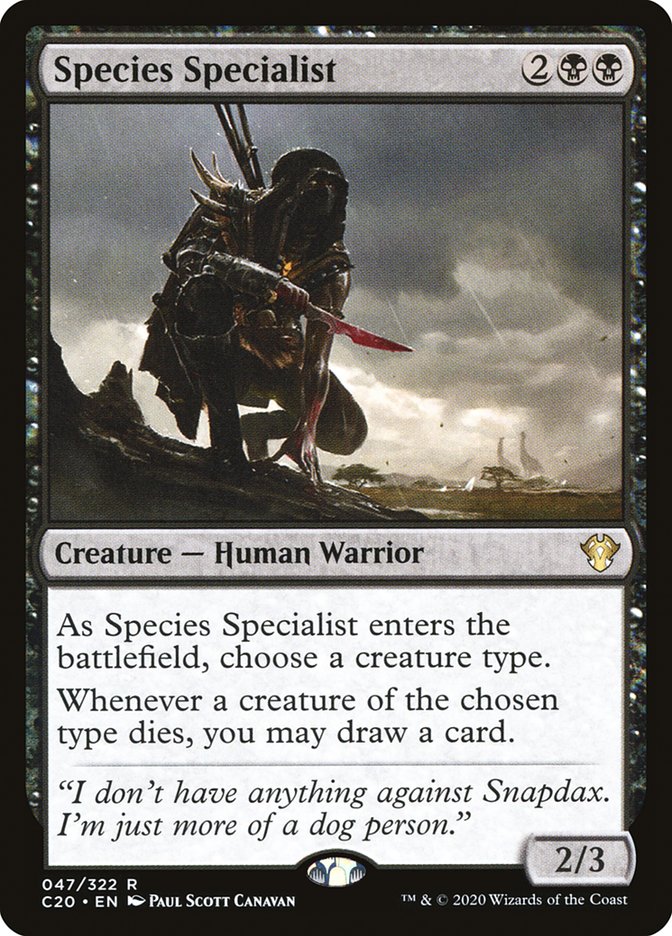 Species Specialist [Commander 2020] | Game Haven TX