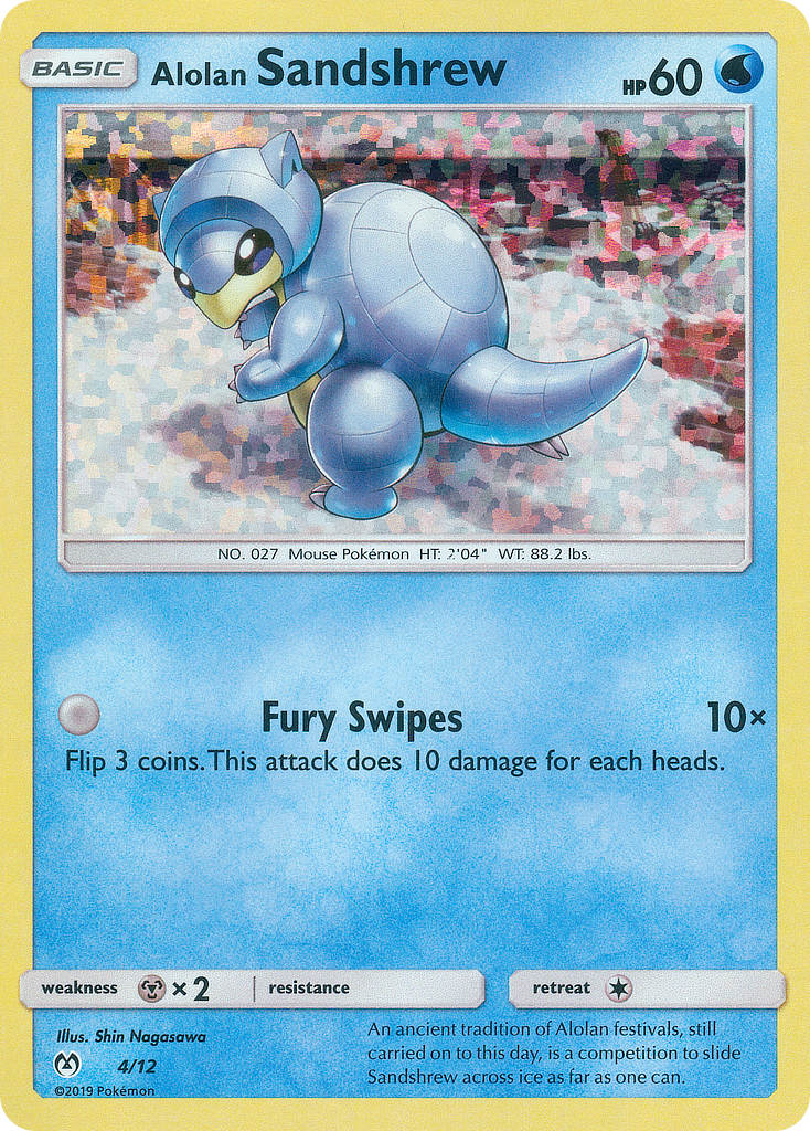 Alolan Sandshrew (4/12) [McDonald's Promos: 2019 Collection] | Game Haven TX
