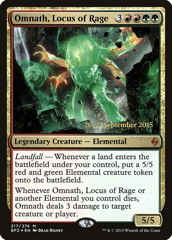 Omnath, Locus of Rage [Battle for Zendikar Promos] | Game Haven TX
