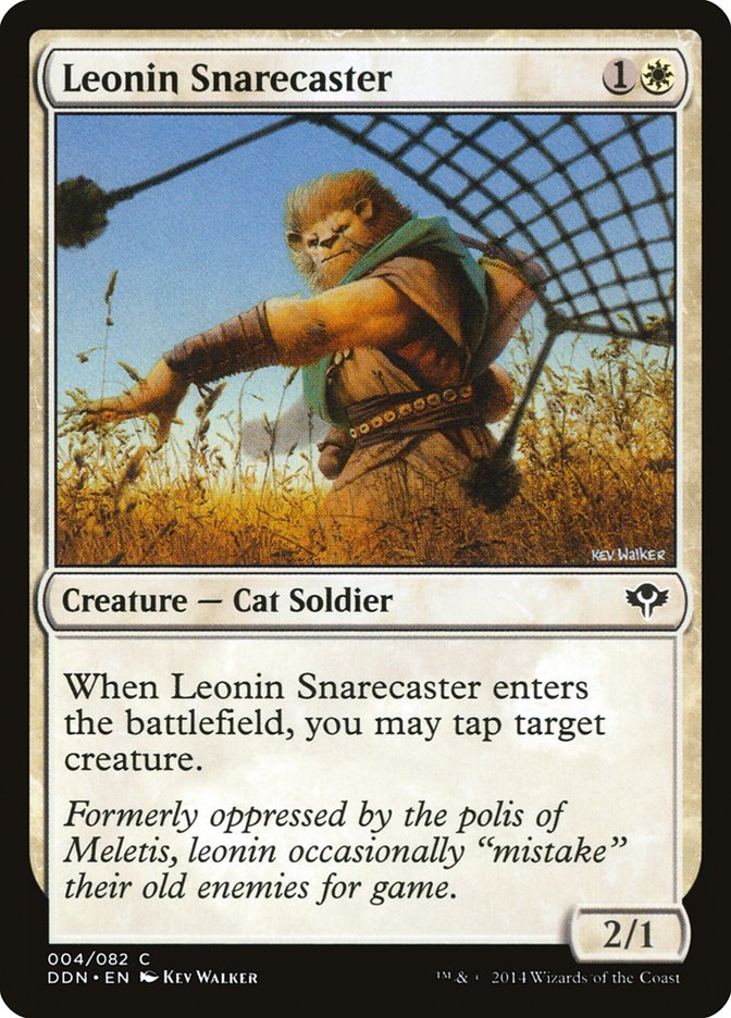 Leonin Snarecaster [Duel Decks: Speed vs. Cunning] | Game Haven TX