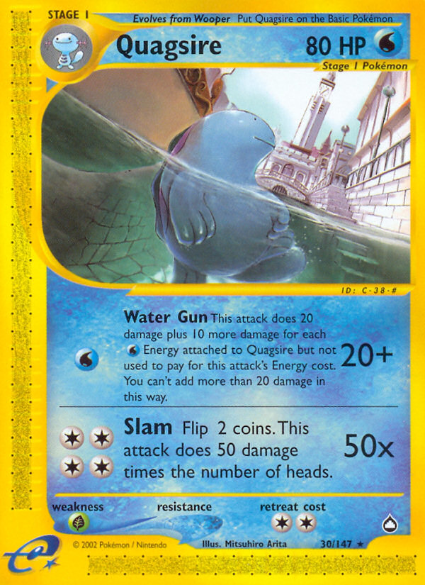 Quagsire (30/147) [Aquapolis] | Game Haven TX