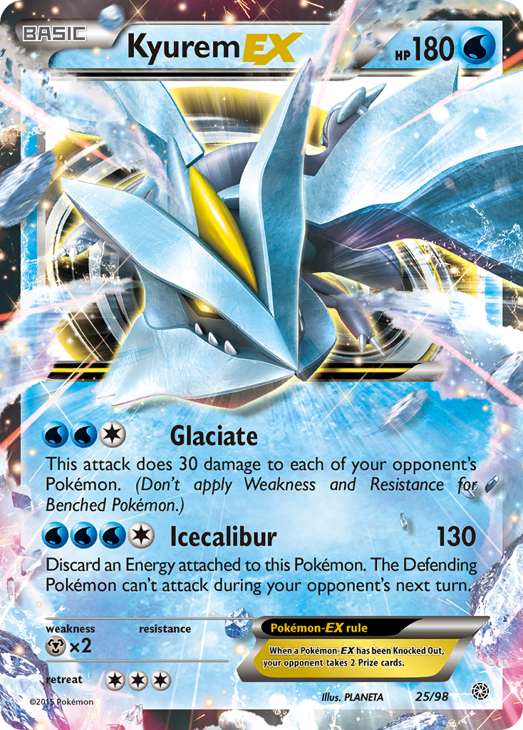 Kyurem EX (25/98) [XY: Ancient Origins] | Game Haven TX