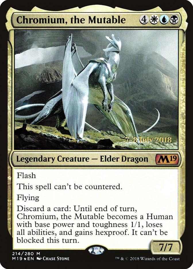 Chromium, the Mutable  [Core Set 2019 Prerelease Promos] | Game Haven TX