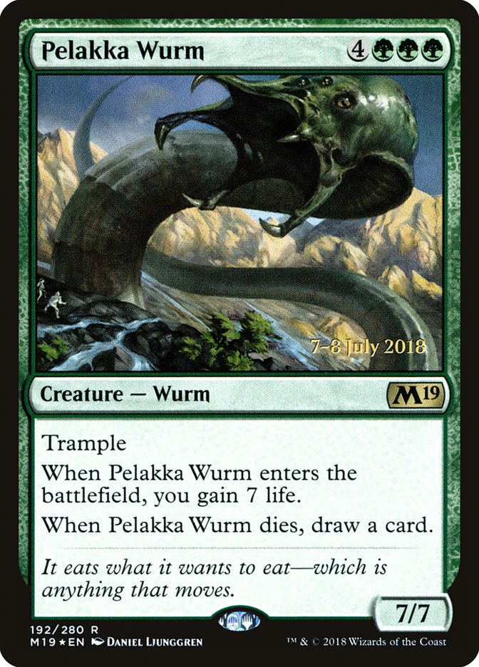 Pelakka Wurm [Core Set 2019 Promos] | Game Haven TX