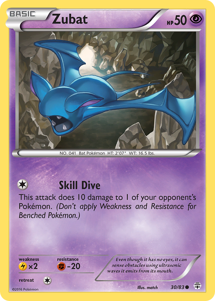 Zubat (30/83) [XY: Generations] | Game Haven TX