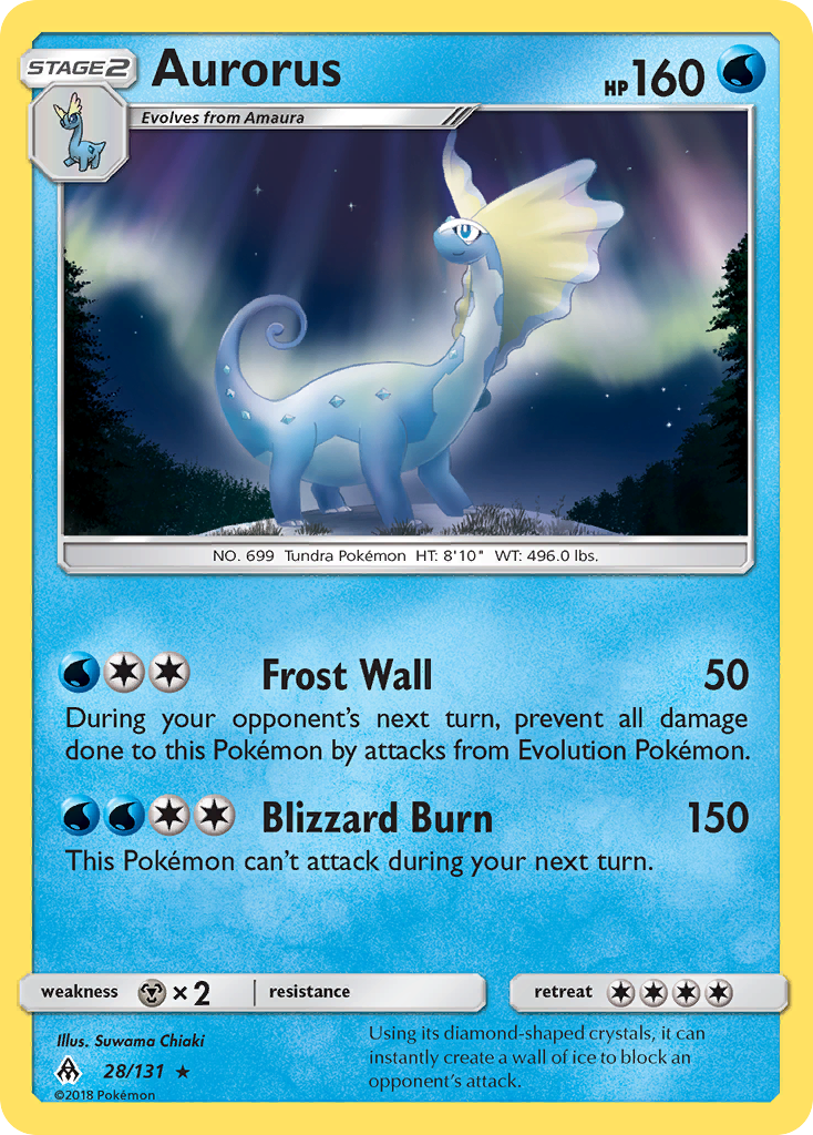 Aurorus (28/131) [Sun & Moon: Forbidden Light] | Game Haven TX