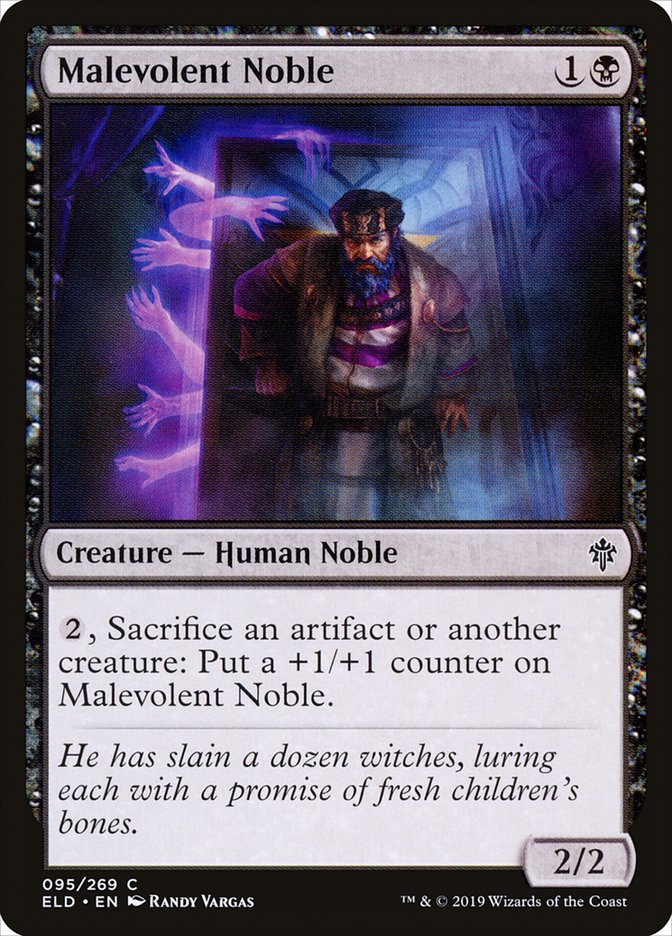 Malevolent Noble [Throne of Eldraine] | Game Haven TX