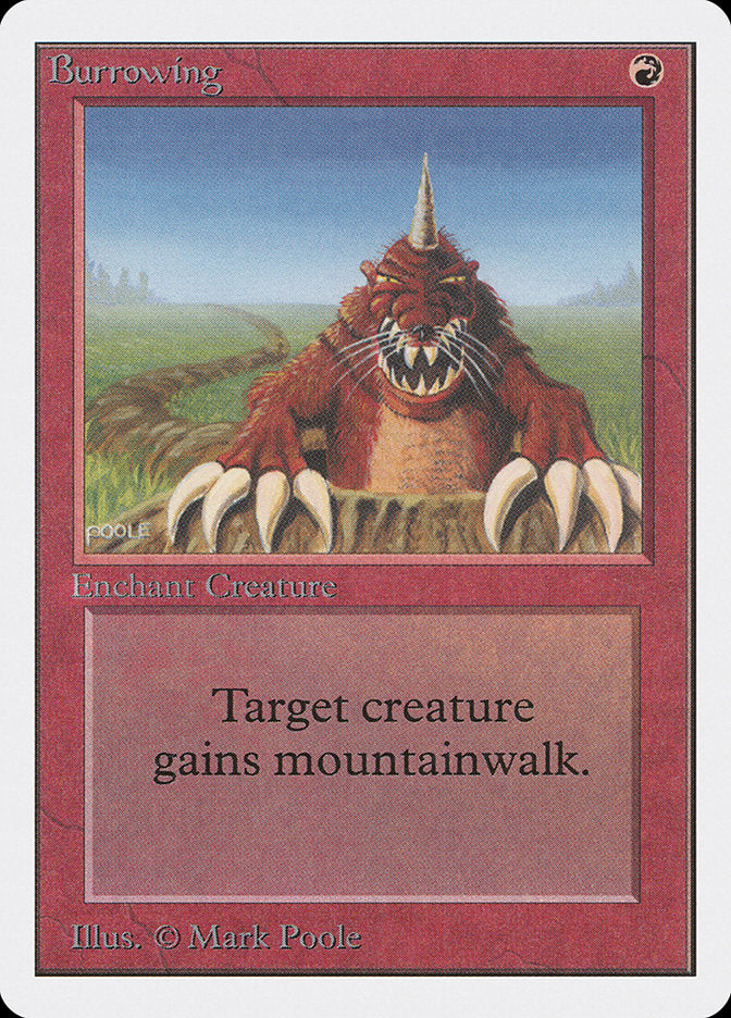 Burrowing [Unlimited Edition] | Game Haven TX